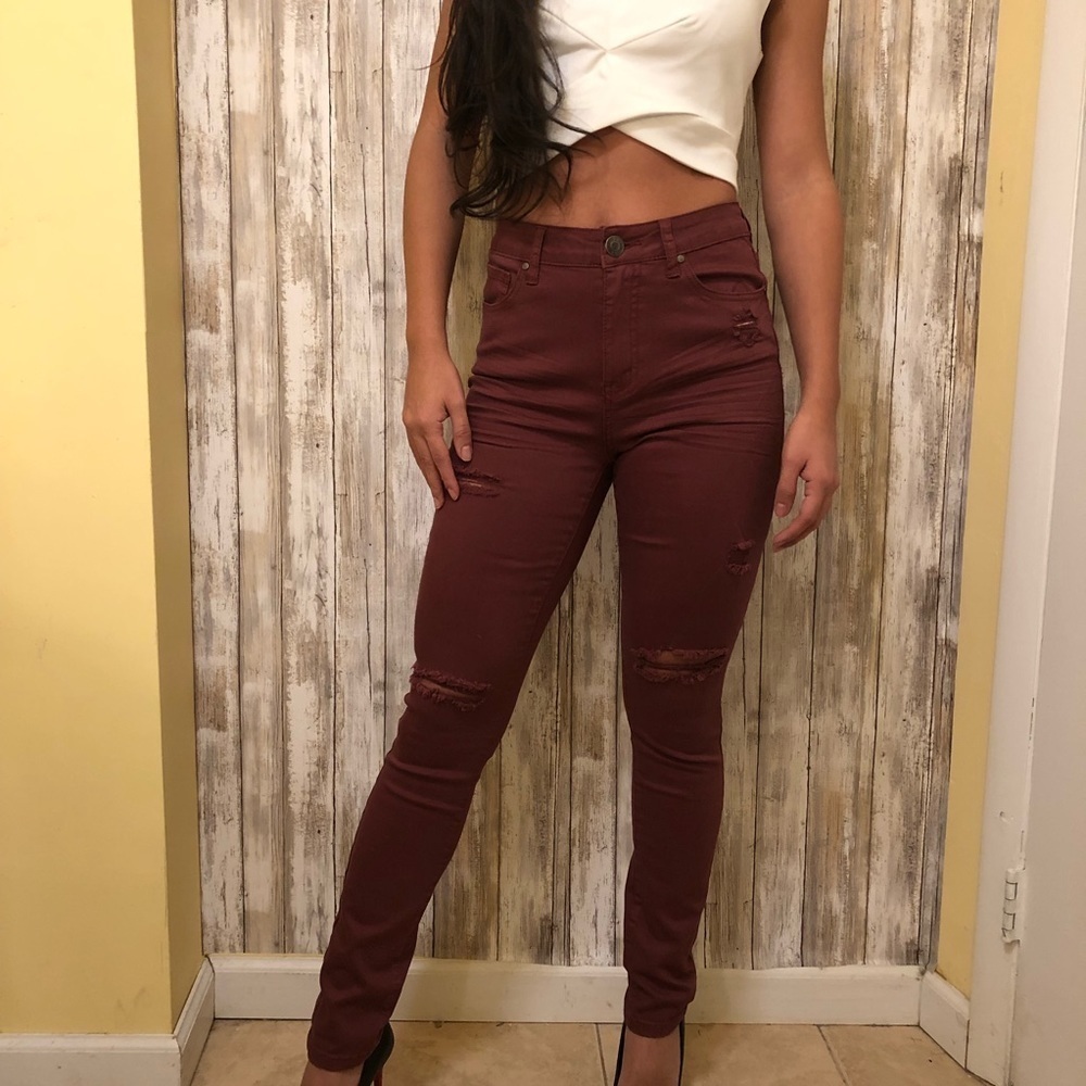 RSQ Manhattan High Rise Distressed Jeans